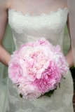 Bride's bouquet - pink peonies