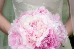 Bride's bouquet - pink peonies