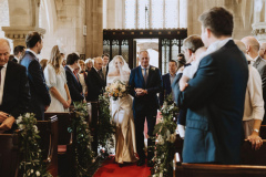 Susie & Josh, Church wedding flowers
