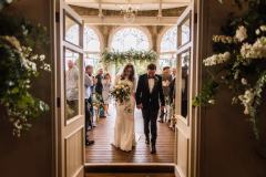 Livi & James, ceremony florals
