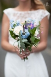 Bride's country meadow & herb bouquet