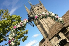 Colerne Church flower arch