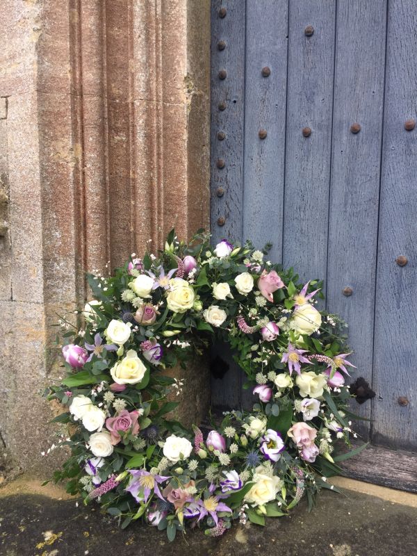 Funeral Wreath - mixed flowers